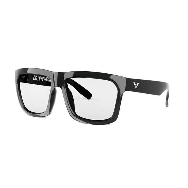 Hard Money Z87 Gloss Black XL series Rx Lenses - Co Eyewear